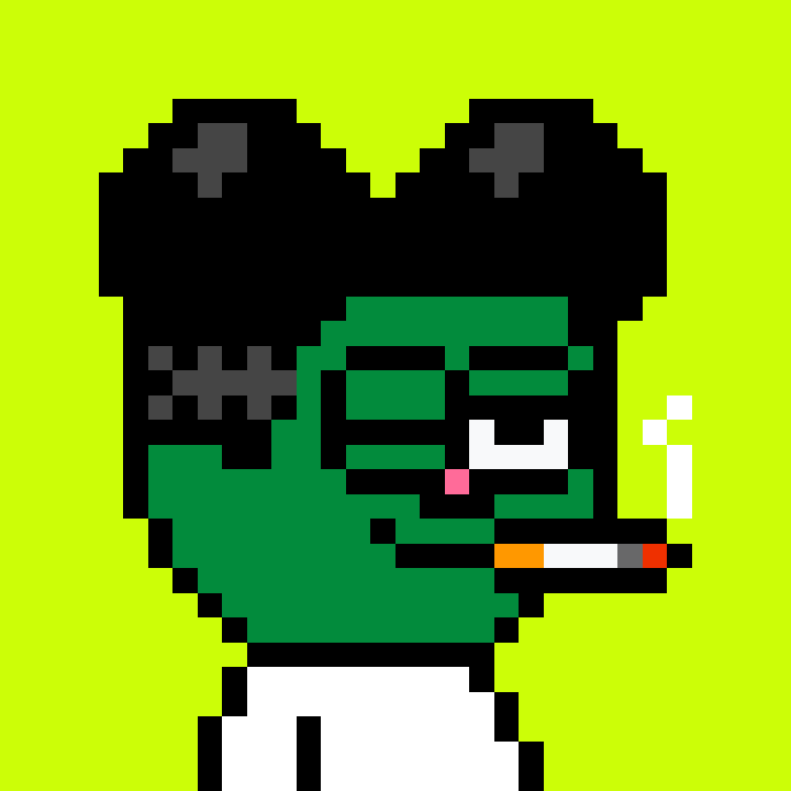 Green HoodPopix character
